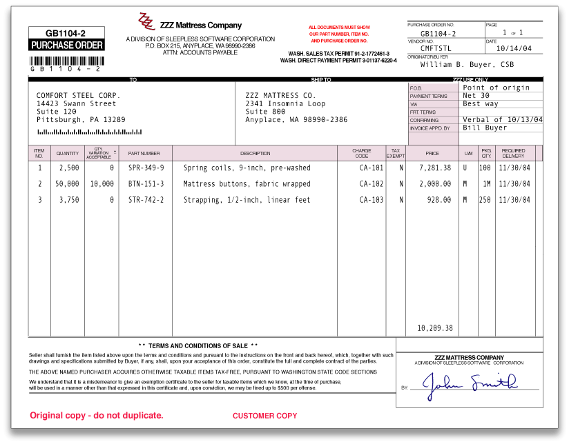 Sample Form Image