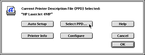 Printer Setup Dialog